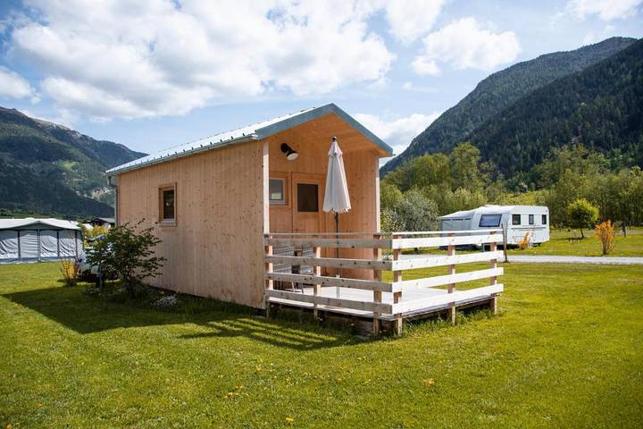 Camping pour 2 personnes, avec terrasse et sauna ainsi que jardin et vue en Suisse - 4