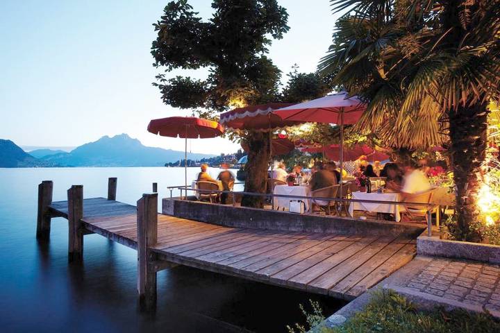 Hôtel pour 2 personnes, avec jardin ainsi que piscine et jacuzzi, animaux acceptés à Weggis - 2