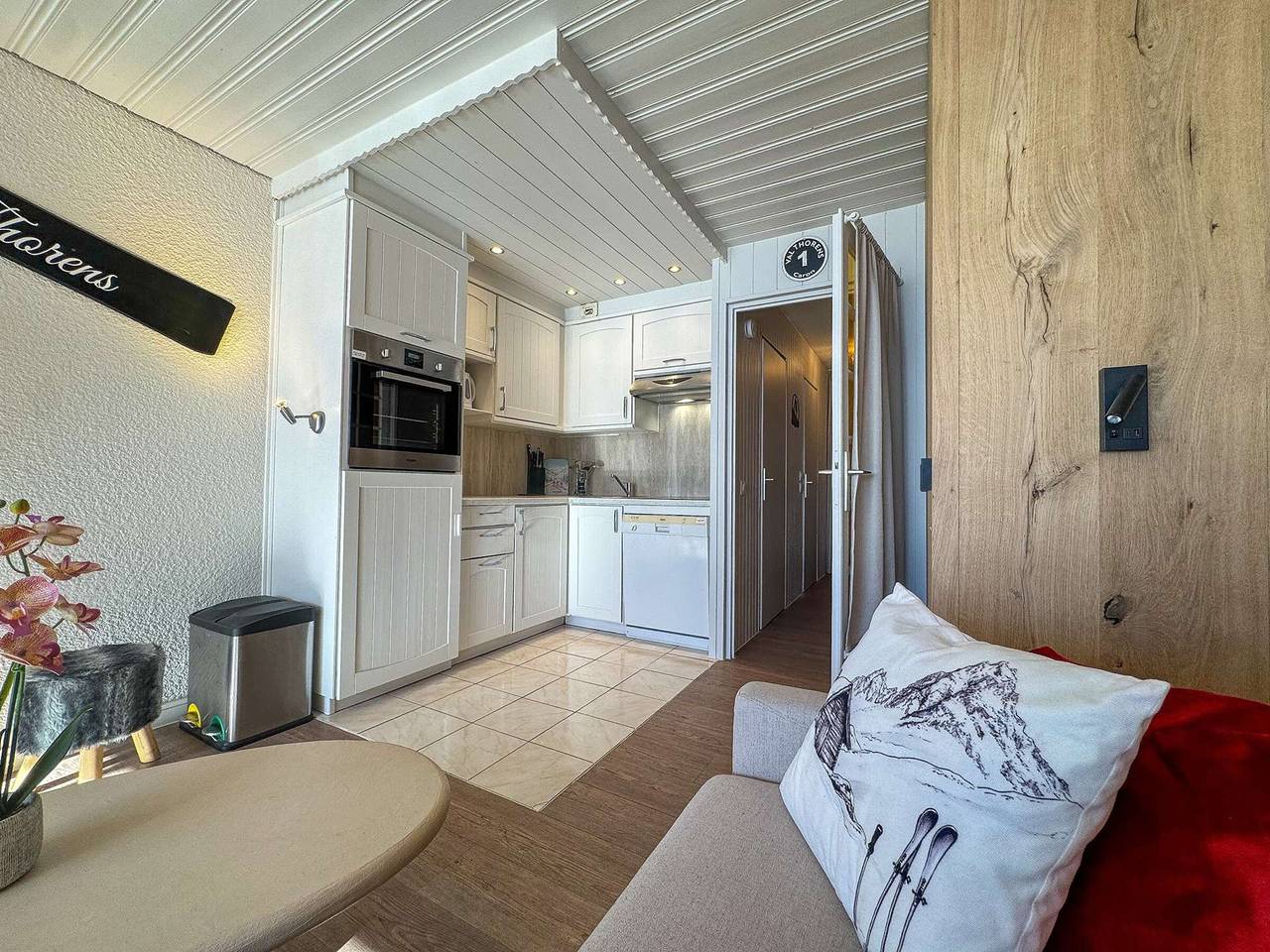 Studio entier, Appartement Val Thorens 5 pers, Véranda, Local à skis in Val Thorens, Massif de la Vanoise
