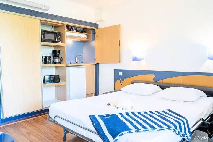 Gîte pour 2 personnes, avec balcon, animaux acceptés dans Office De Tourisme Saint Pierre La Mer