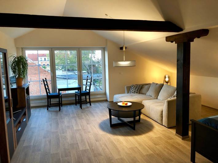 Ferienwohnung für 4 Personen, mit Balkon und Garten in Wurzen