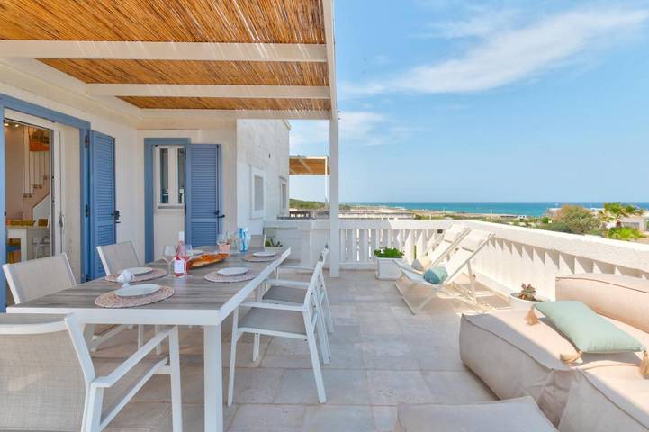 Appartamento per 5 persone, con Balcone e Terrazza nonché Panorama a Costa Merlata