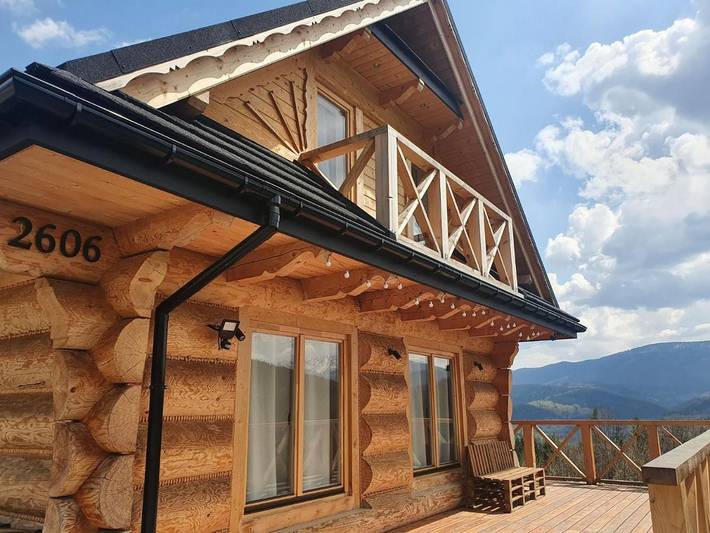 Dom wakacyjny dla 12 osób, z ogród i widok w Zawoja