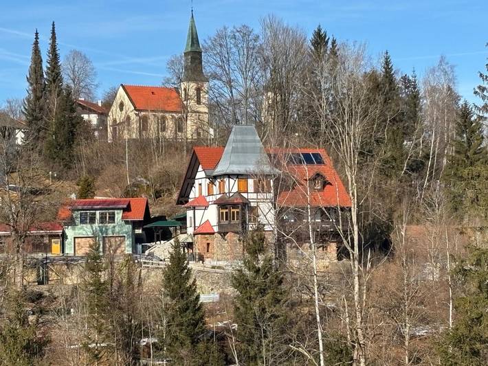 Ferienhaus für 5 Personen, mit Terrasse und Sauna sowie Garten in Spiegelau