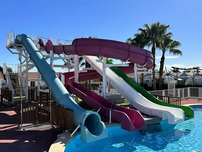 Camping pour 6 personnes, avec terrasse ainsi que piscine et sauna, animaux acceptés sur la Costa Blanca - 2