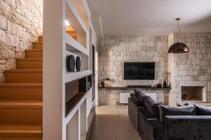 Chalet para 6 personas con terraza in Agia Pelagia, Achlada