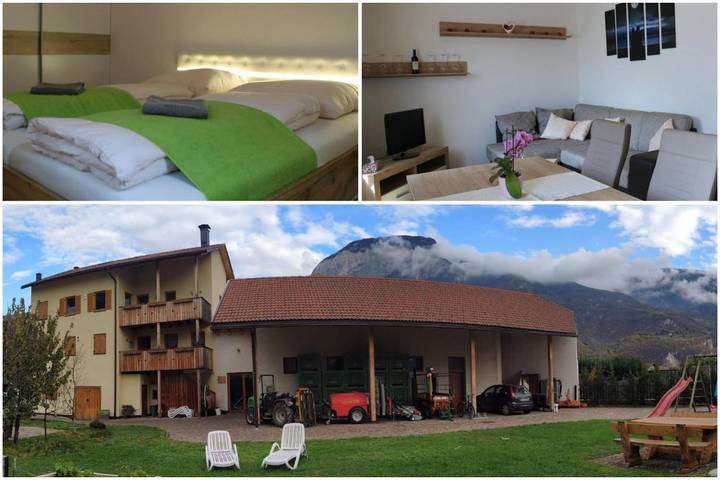 Gîte pour 6 personnes, avec Terrasse ainsi que Jardin et Vue à Cortina sulla Strada del Vino