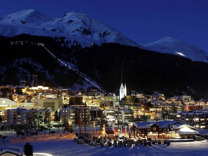 Ferienhaus für 5 Personen, mit Balkon und Sauna in Davos