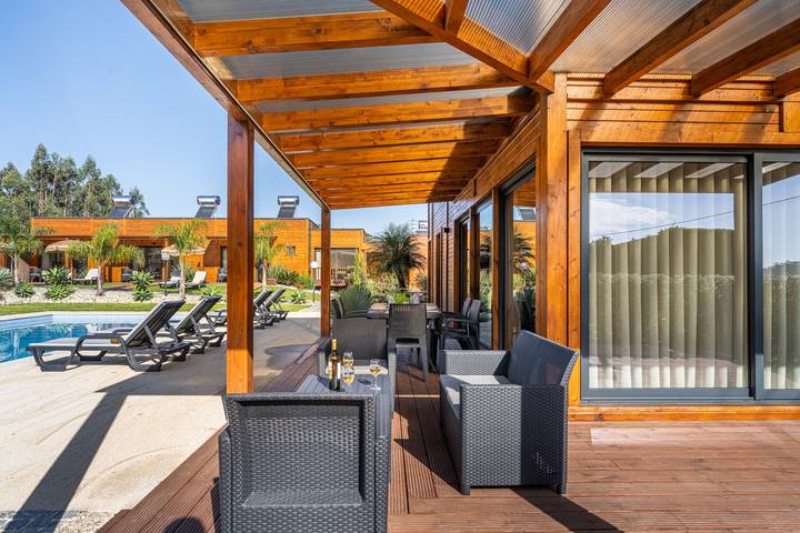 Villa para 8 pessoas, com jardim no Parque Natural do Litoral Norte