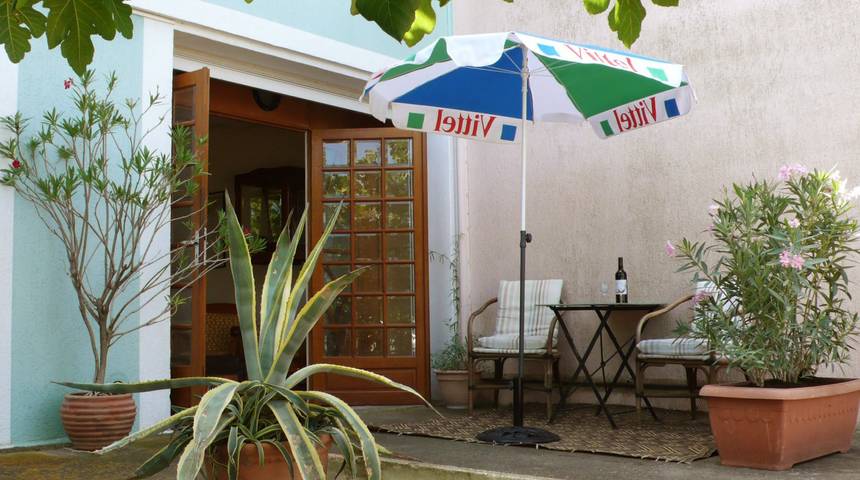 Studio pour 2 personnes, avec jardin