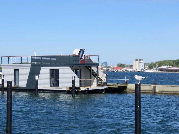 Hausboot für 2 Personen, mit Terrasse auf Fehmarn