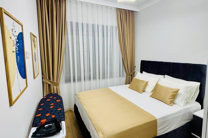 Ferienwohnung für 3 Personen, mit Sauna und Garten sowie Balkon und Pool in Avsallar - 4