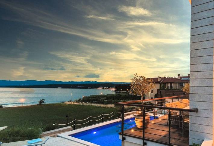 Villa for 8 personer, med pool og have i Krk