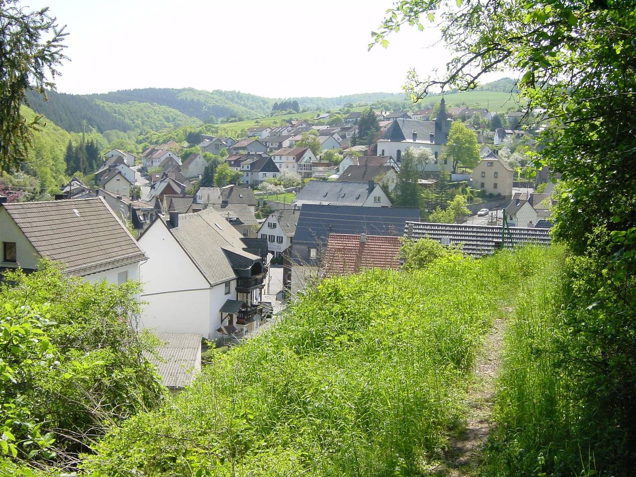 Vierbettzimmer Dusche/Wc (für 2 Erw. u. 2 Kinder) in Idar-Oberstein, Nahetal