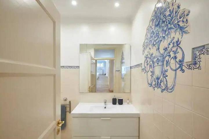 Apartamento de férias para 6 pessoas, com jardim em Cascais