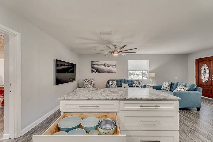 Vacation rental for 6 people, with terrace and yard in Jacksonville Beach