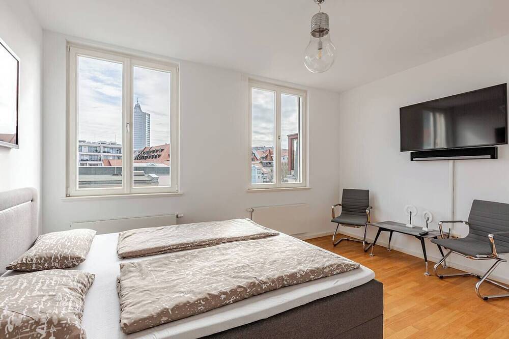 Ganze Wohnung, Luxus Penthouse Leipzig Markt / Thomaskirche mit 5 Komfort- Doppelschlafzimmer in Leipzig Mitte, Leipzig