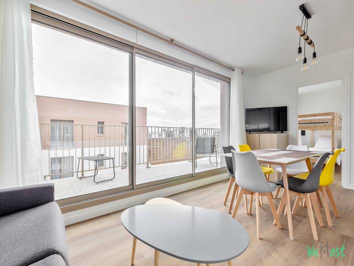 Ganze Wohnung, Angenehmes Apt. mit Balkon-6P-In der Nähe von Disney/Paris in Champigny-sur-Marne, Val-de-Marne