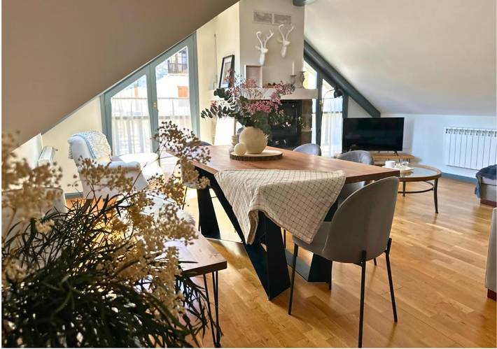Apartamento para 7 personas, con vistas y terraza en Panticosa