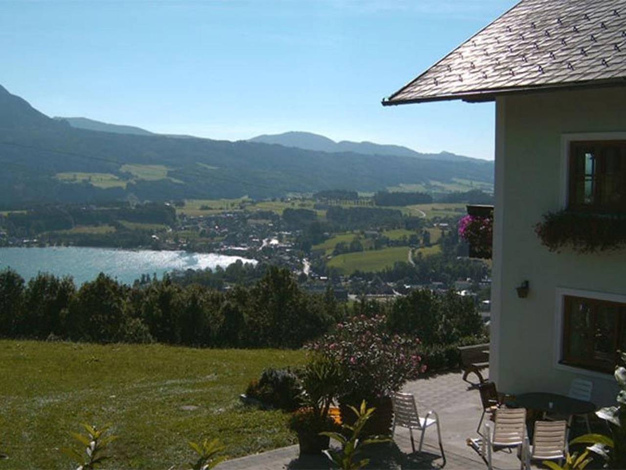 Ganze Ferienwohnung, Ferienhof Oberer Riesner - Schruckmayr - Ferienwohnung Schober Seeblick in Mondsee & Irrsee