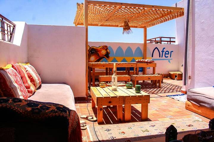 Auberge pour 2 personnes, avec terrasse et vue