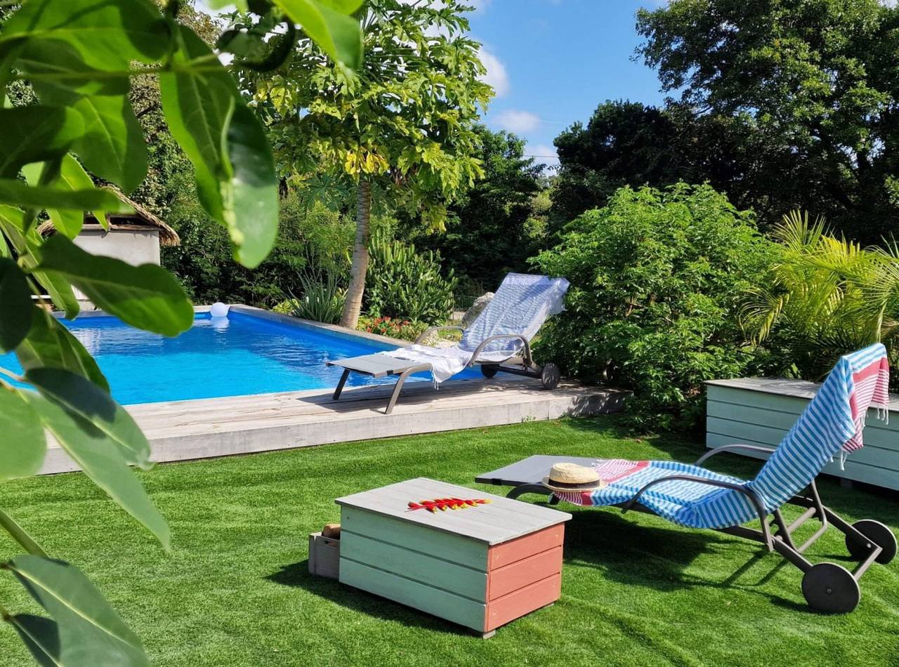 Kazacactus villa, piscine, 6 personnes in Capesterre-de-Marie-Galante, Guadeloupe