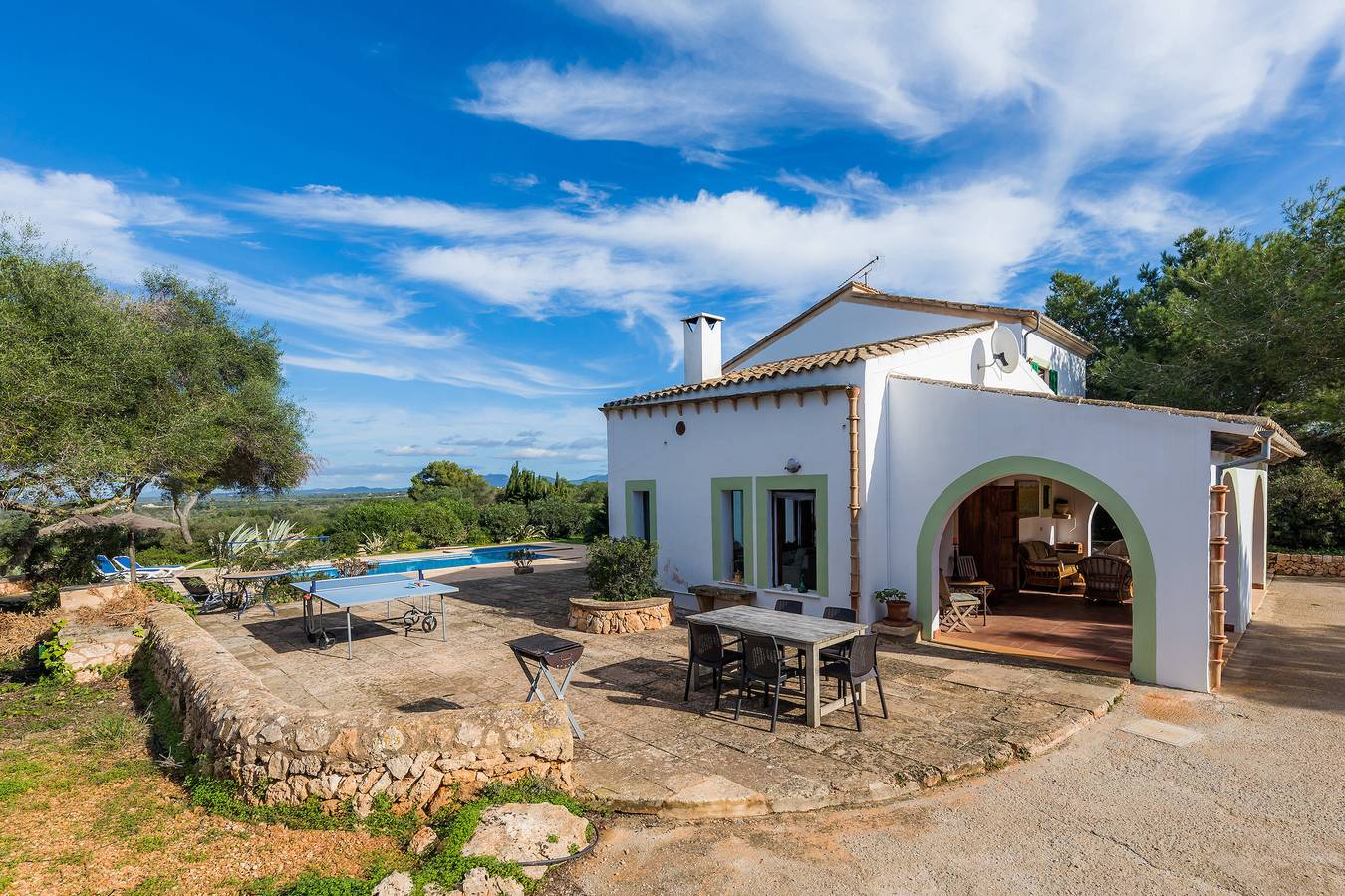 Villa "Son Xota de Dalt" with Private Pool, Private Terraces & Wi-Fi in Campos, South Majorca