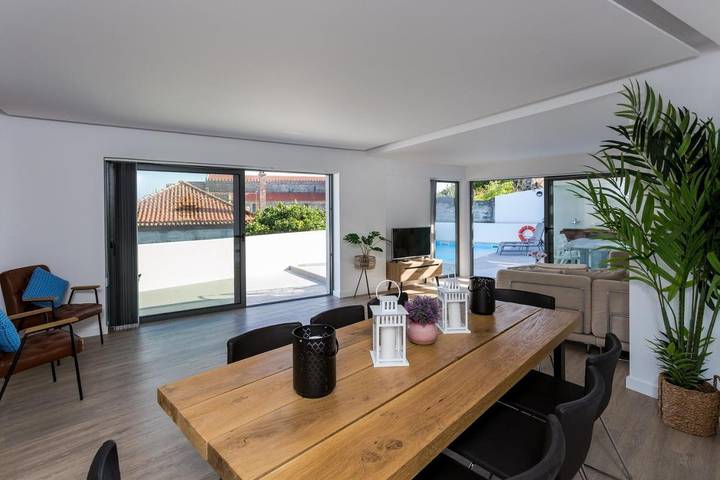 Location de vacances pour 6 personnes, avec piscine ainsi que vue et balcon à Vila do Conde - 3