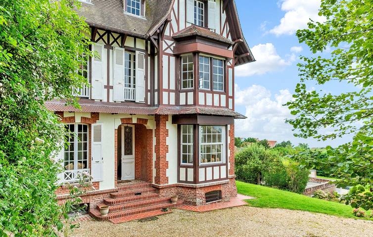 Appartement vue mer avec WiFi, TV, Parking à Villerville in Villerville, Région de Lisieux