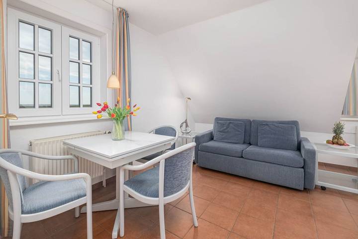 Ferienwohnung für 3 Personen, mit Terrasse und Garten sowie Sauna in Norddorf