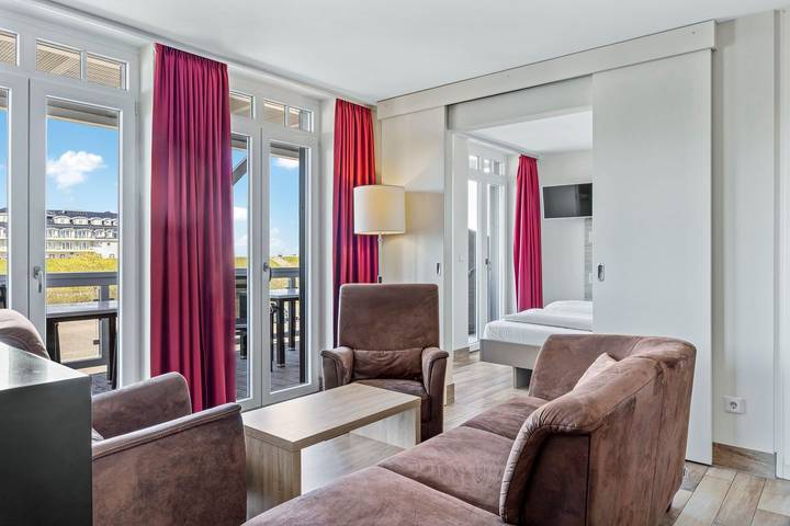 Ferienwohnung für 4 Personen, mit Sauna und Ausblick sowie Balkon in Cuxland - 4