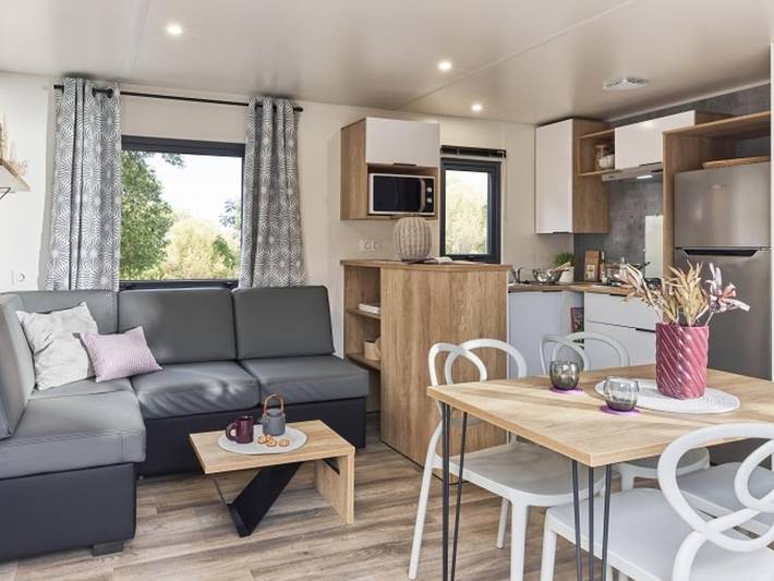 Camping Les Varennes - Mobilheim 4 personen - Evasion 2 Zimmer in Le Bois-Plage-en-Ré, Ile de Re