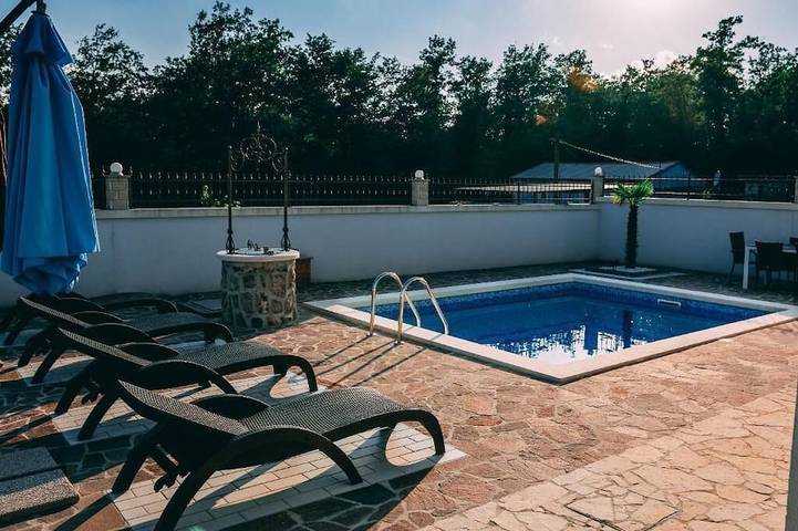 Ferienhaus für 5 Personen, mit Garten