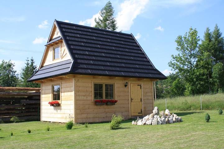 Chalet für 4 Personen, mit Garten und Ausblick - 1