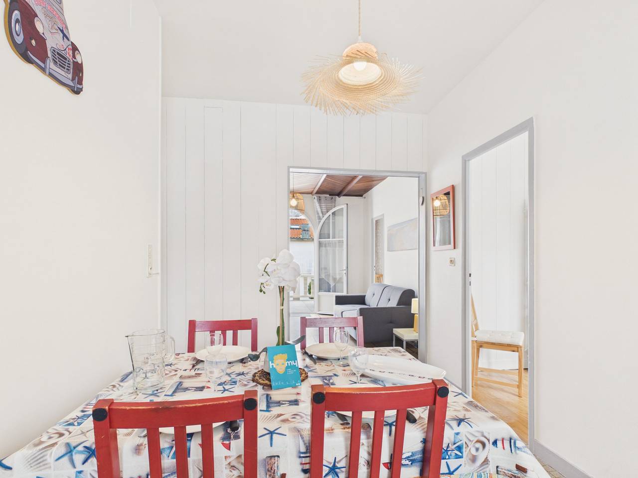 Appartement entier, Plage à 100m, appartement avec terrasse pour 4 in Le Rocher, Longeville-sur-Mer