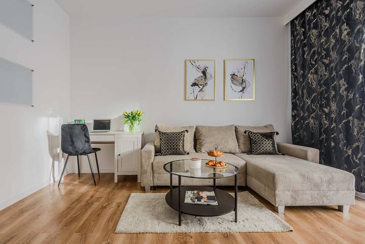 Apartament wakacyjny dla 4 osób, z Ogród w Łódź