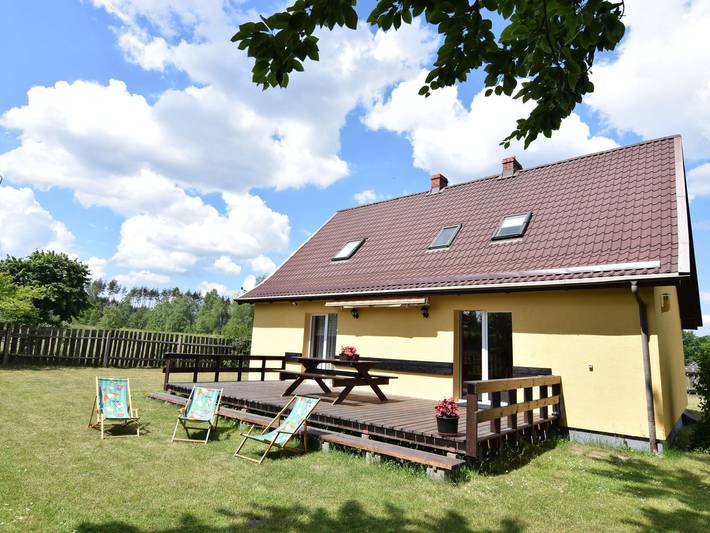 Vacation rental for 10 people, with terrace, with pets in Pomerania