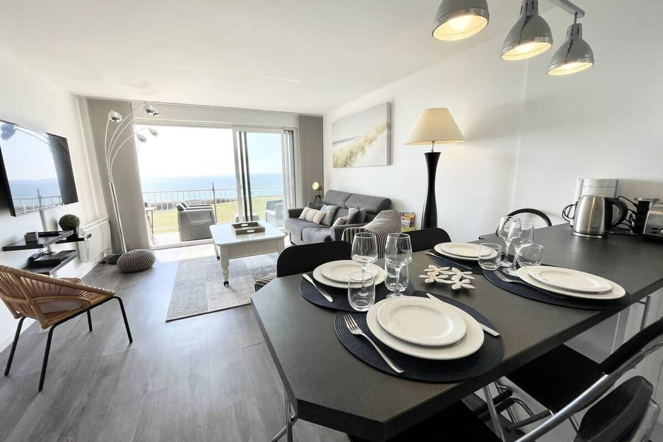 Ganze Wohnung, Ferienwohnung für 4 Personen mit Balkon in Guidel, Côte des Mégalithes