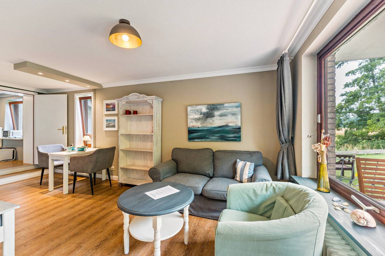 Ganze Wohnung, Apartment 'Ostseeblick Fewo 8' mit privater Terrasse, Gemeinschaftsgarten und Wlan in Kronsgaard, Schleswig-Flensburg