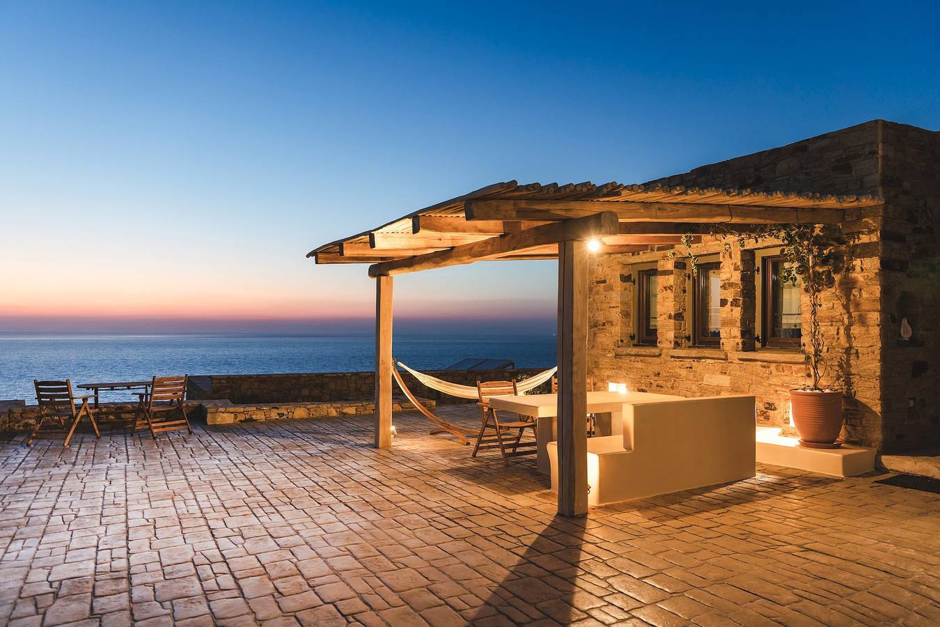 Ferienhaus für 5 Personen mit Ausblick in Kykladen