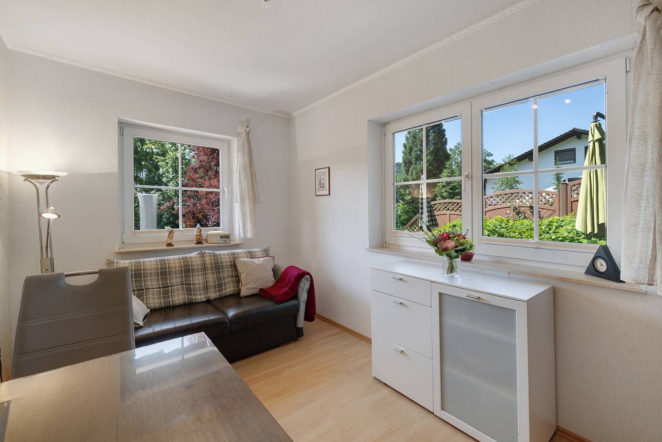 Ganze Wohnung, Ferienwohnung 'Waltraud' mit gemeinsamer Terrasse, Gemeinschaftsgarten und Wi-Fi in Tieringen, Meßstetten