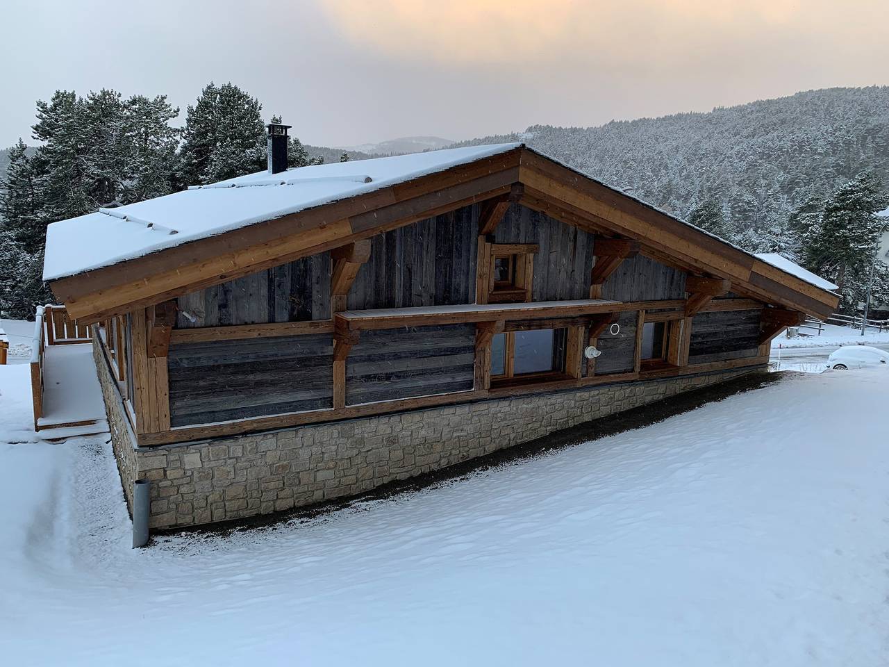 Chalet 'Nid Des Écureuils' con vistas a la montaña, terraza privada y Wi-Fi in Font-Romeu-Odeillo-Via, Región de Prades (Francia)