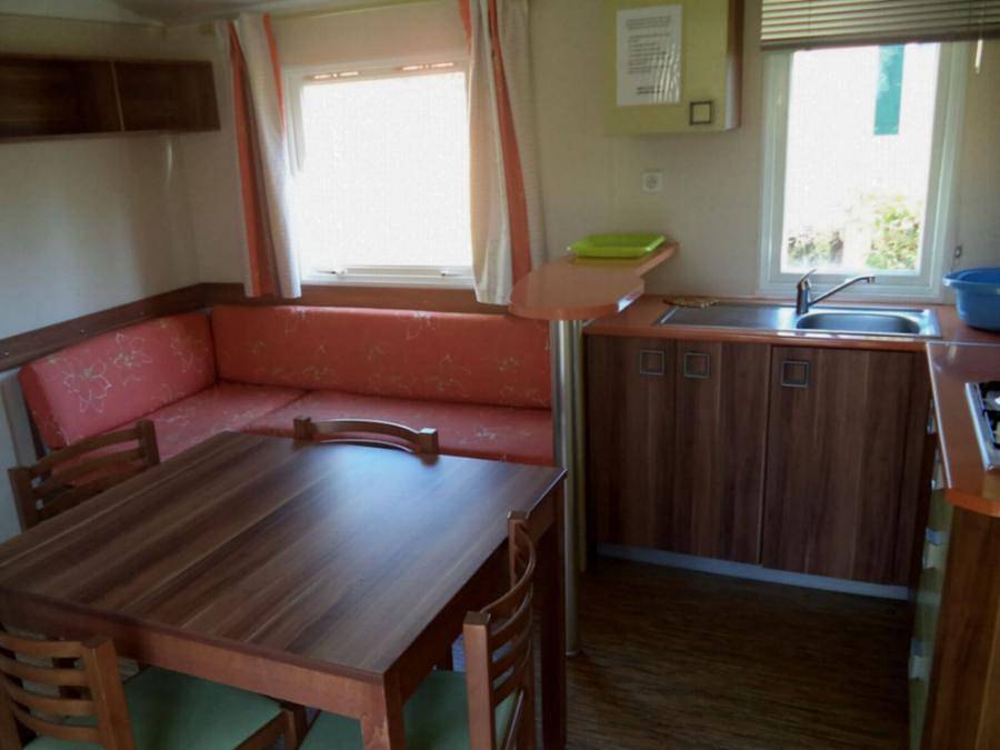 Camping Domaine du Cros d’Auzon - Mobilheim 4 personen - 2 Ch. Standard in Saint-Maurice-d'Ardèche, Ardèche