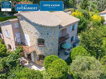 Cottage pour 8 personnes, avec jardin, adapté aux familles à Le Bar-sur-Loup