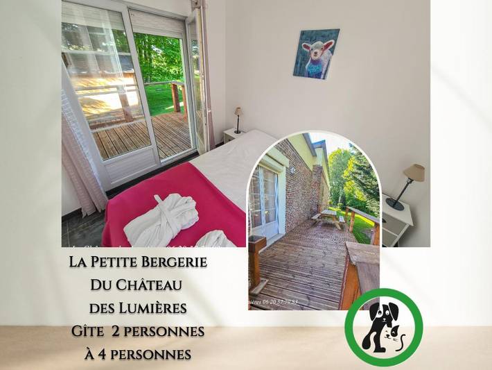 Location de vacances pour 6 personnes, avec jardin et vue, animaux acceptés à Saint-Blimont