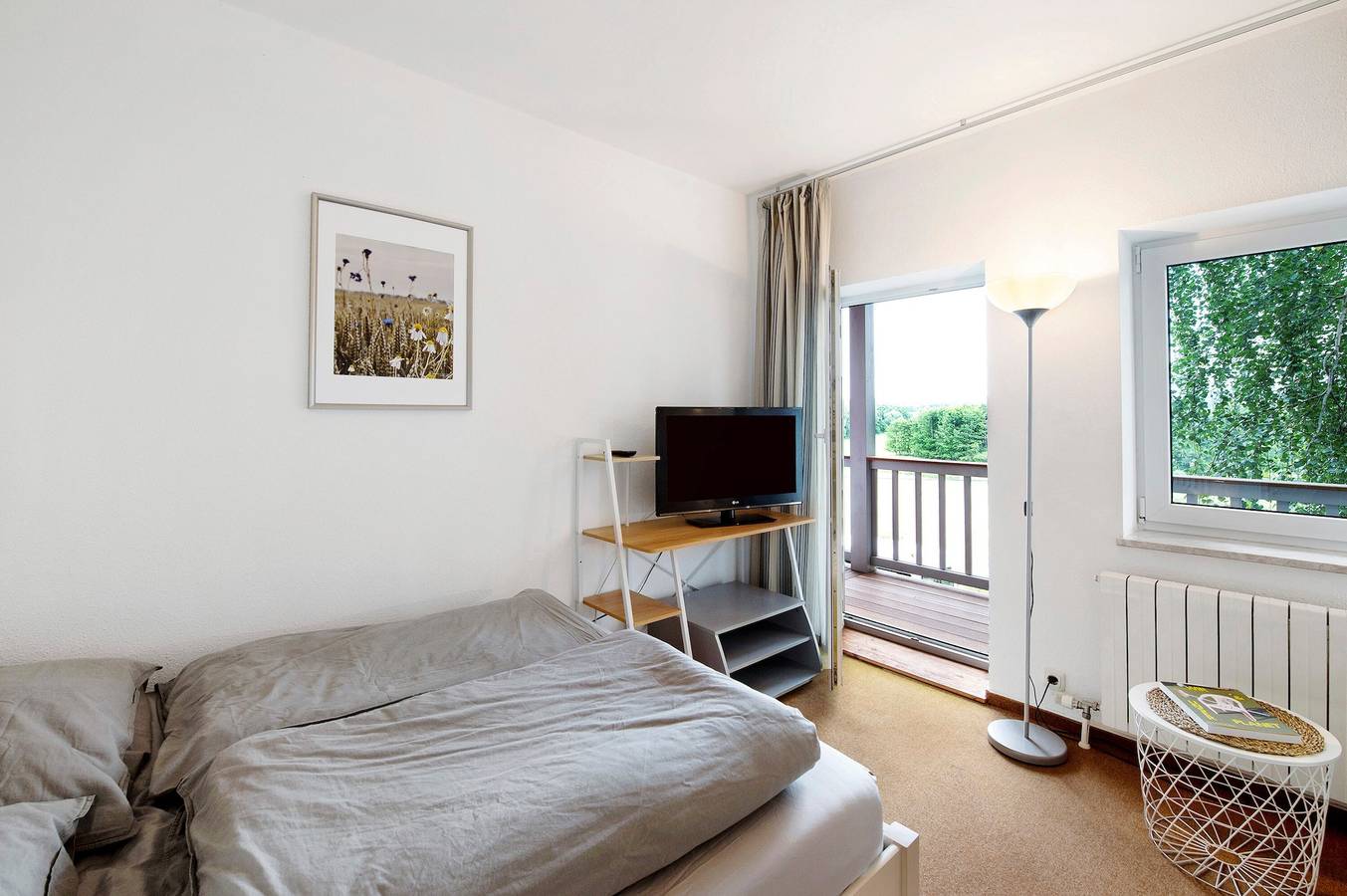 Entire studio, Studio Apartment 'Küstenblau - Fulgenhaus' with Balcony in Wittenbeck, Bad Doberan & Surroundings