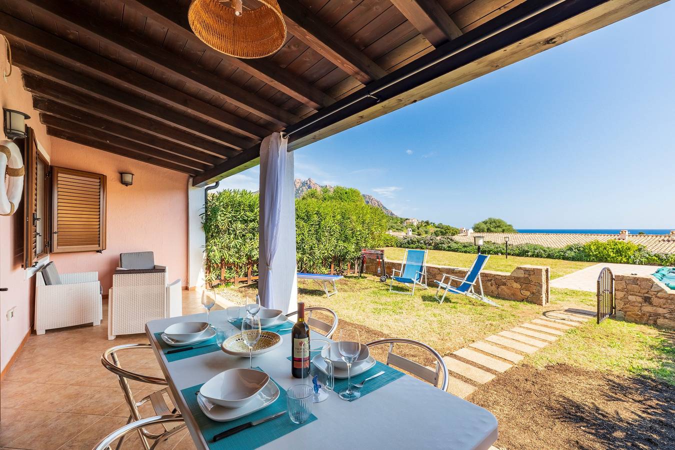 Villa „Casa Joy“ mit Meerblick, Wlan und Klimaanlage in Abba Urci, Tertenia