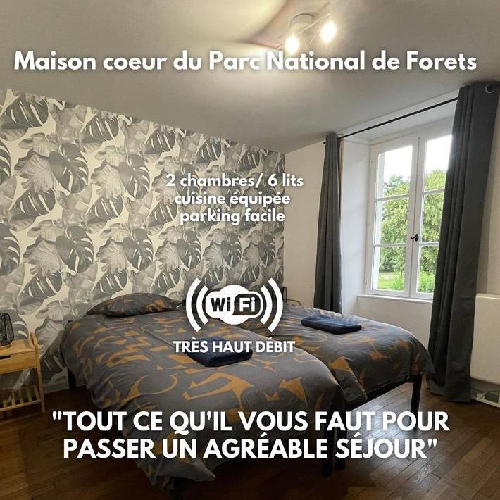 Maison de vacances pour 6 personnes, avec vue et terrasse