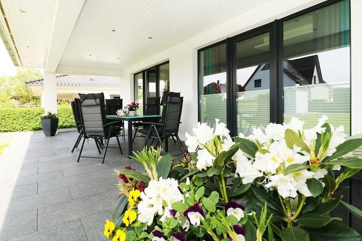 Ferienhaus für 4 Personen, mit Garten und Terrasse, mit Haustier