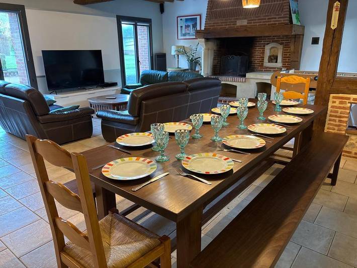 Location de vacances pour 12 personnes, avec vue et jardin à Ganzeville - 4